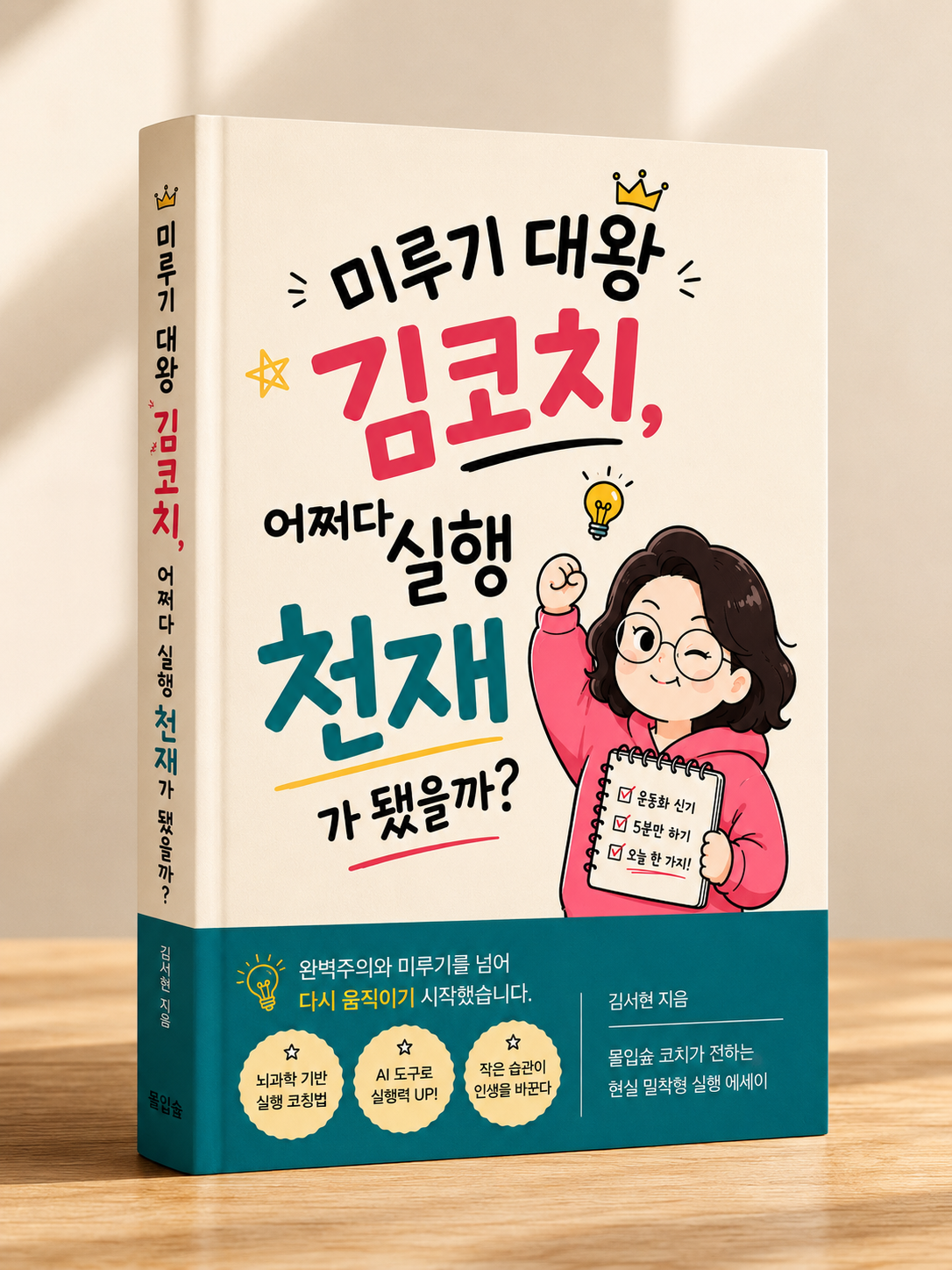 미루기 대왕 김코치, 어쩌다 실행천재가 됐을까? 표지